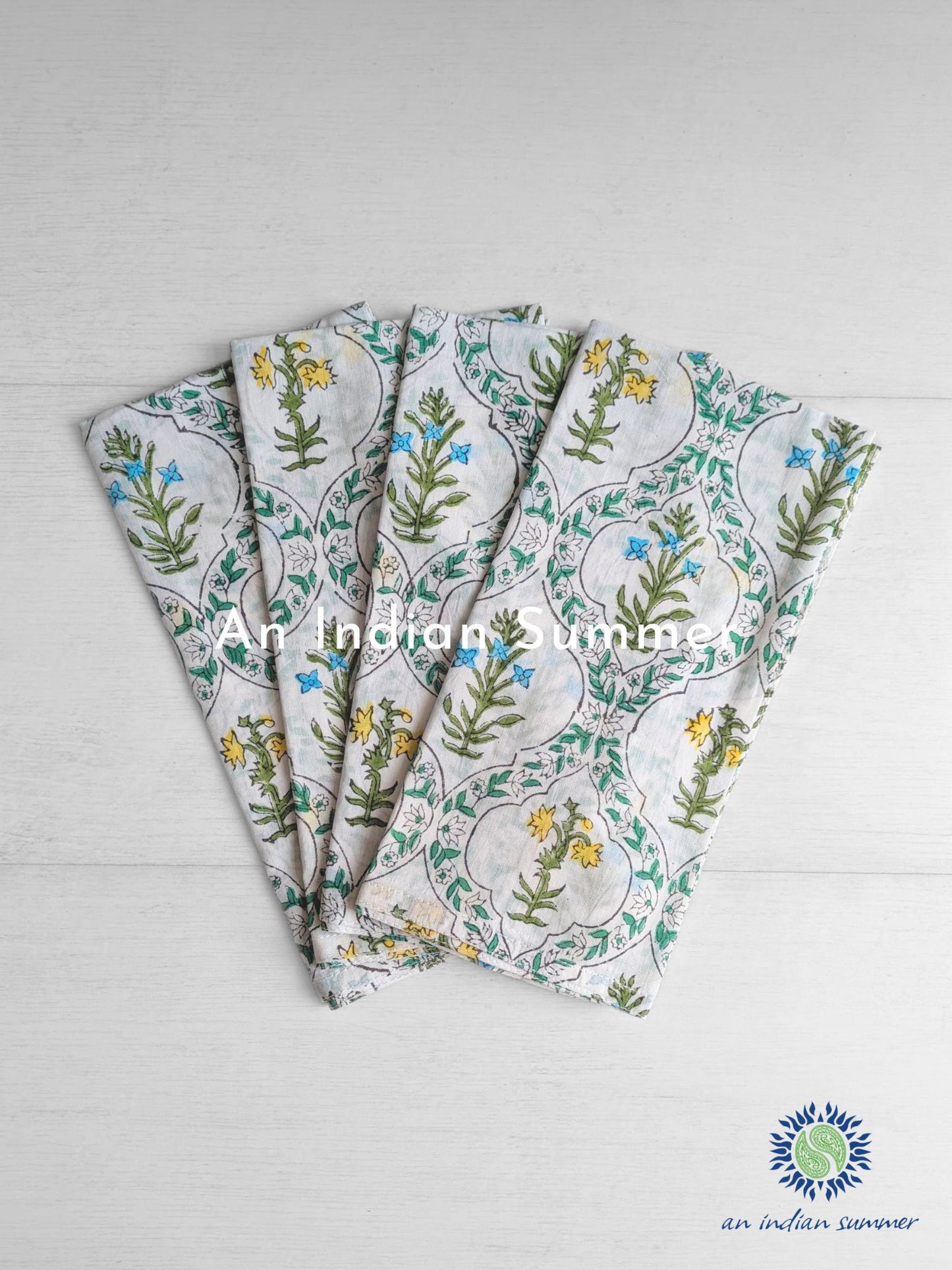 Cotton Napkins - Set of 4 - Azulejos
