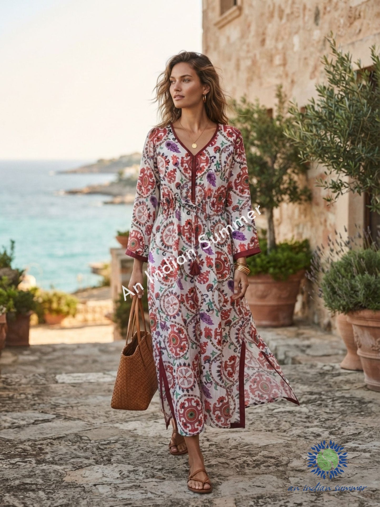 Santorini Maxi Dress - Samara Multi