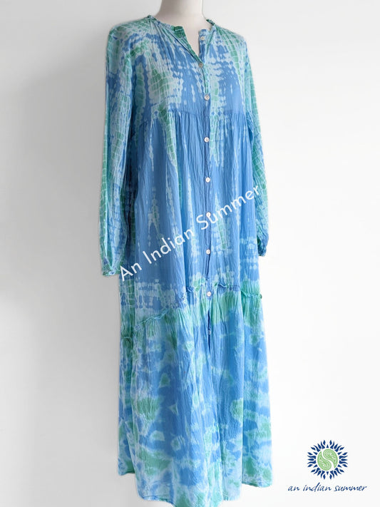 Shibori Maxi Dress - Available in 2 Colourways