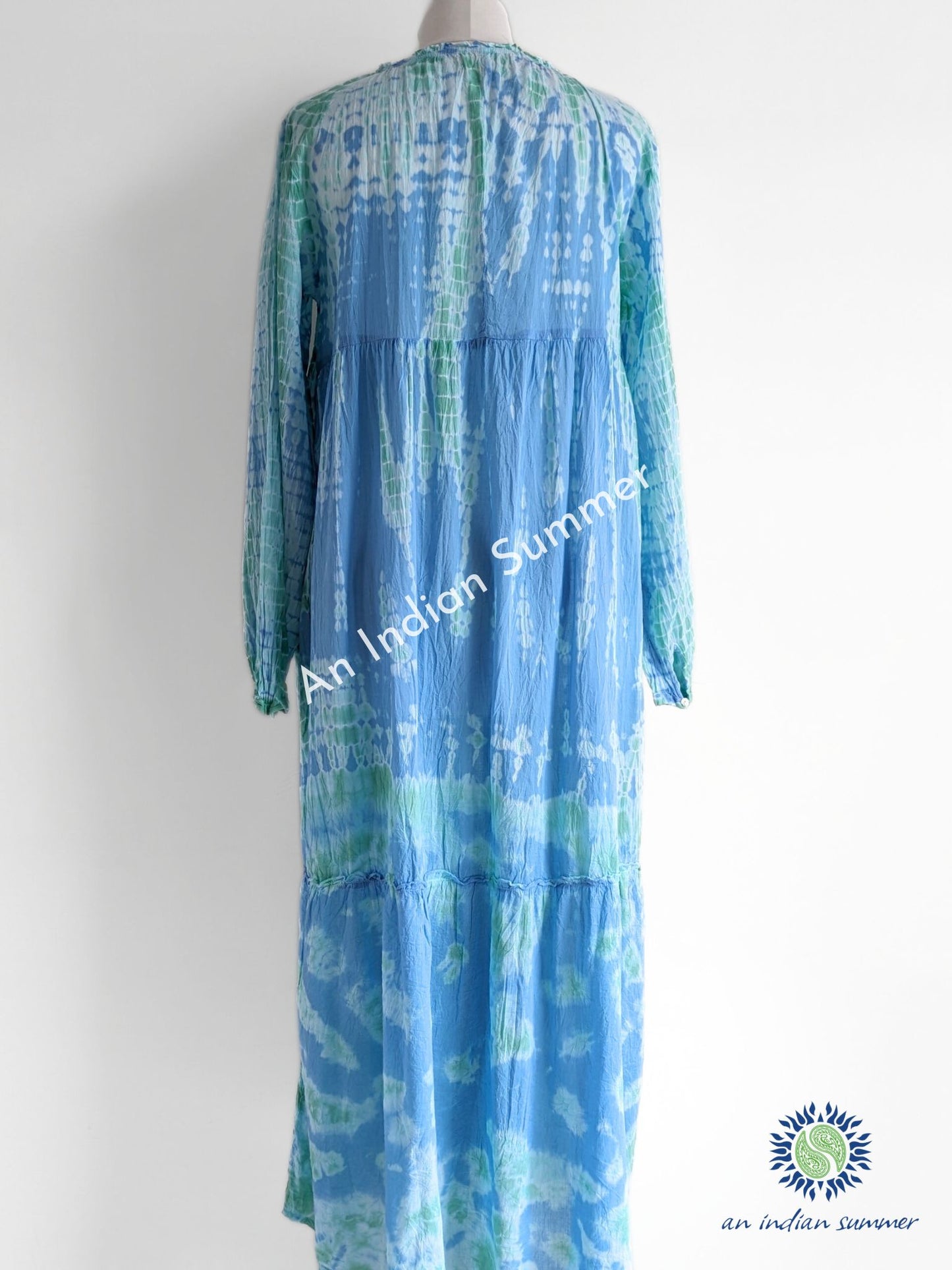 Shibori Maxi Dress - Available in 2 Colourways