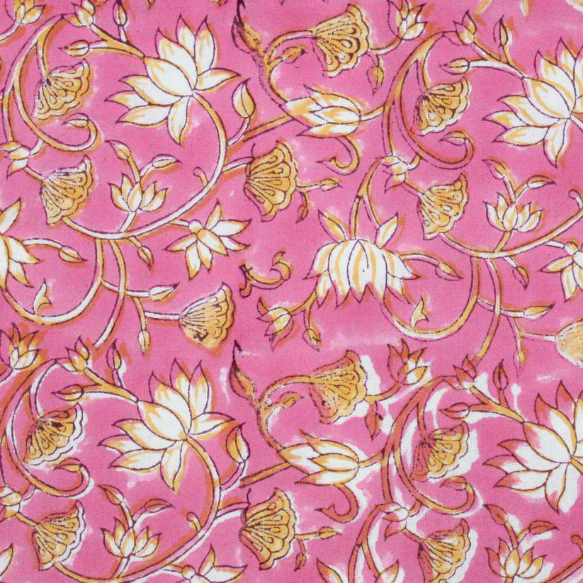 Tablecloth Waterlily Pink Orange - Available in 3 Sizes