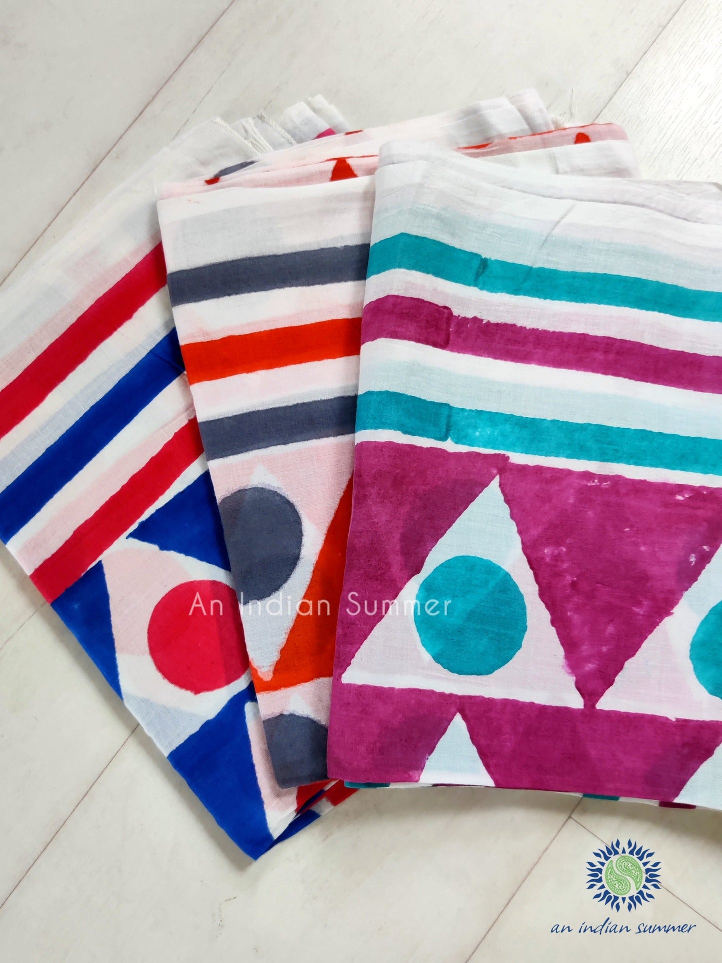 Virtue is Bold Sarong Pareo | Hand Block Printed | Soft Cotton Voile | An Indian Summer | Seasonless Timeless Sustainable Ethical Authentic Artisan Conscious Clothing Lifestyle Brand