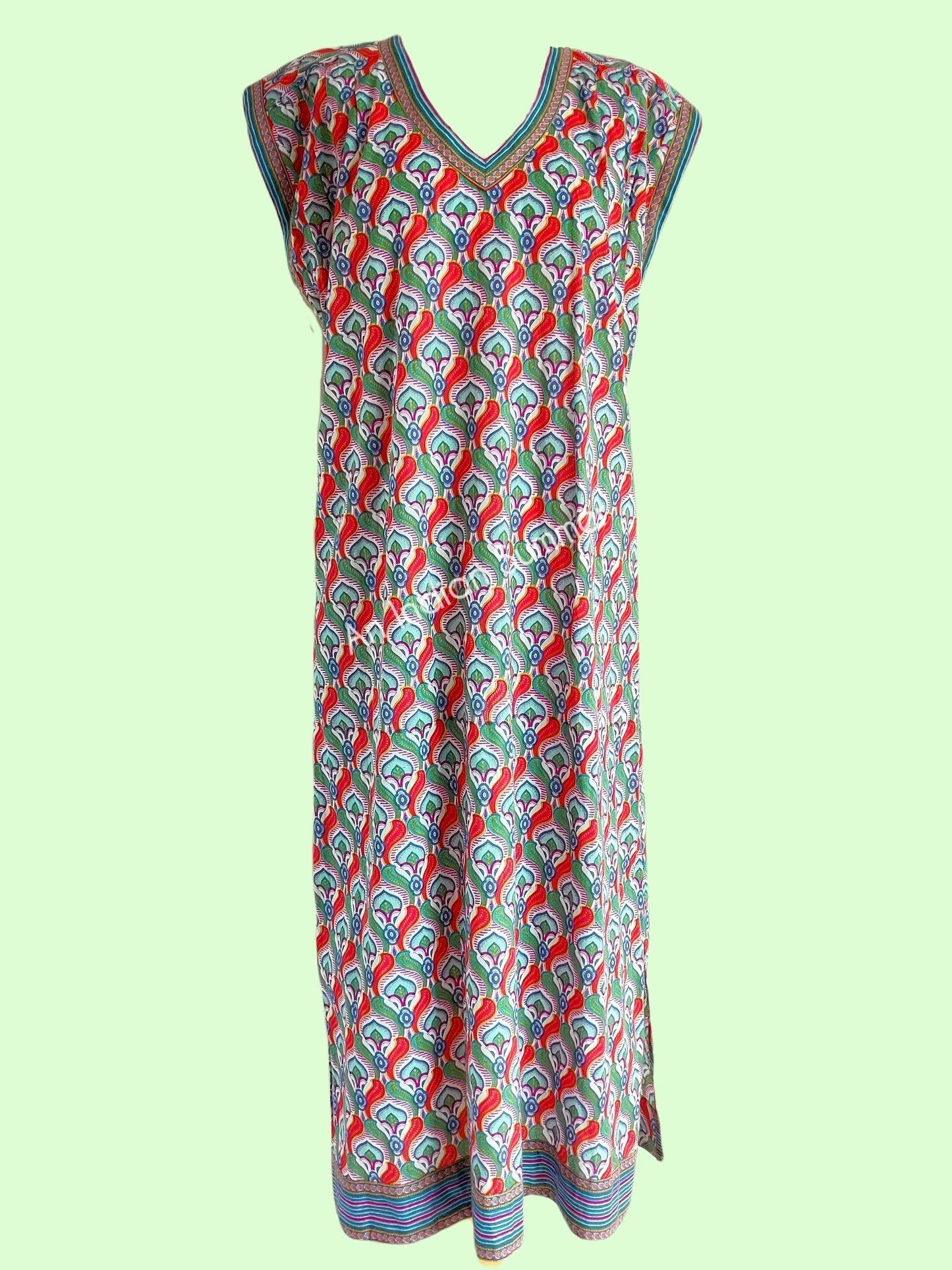 Couverture longue paon