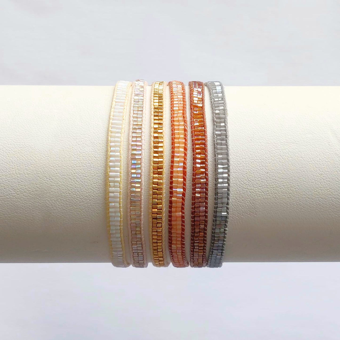 Boho Stacking Bracelets - Neutrals - An Indian Summer