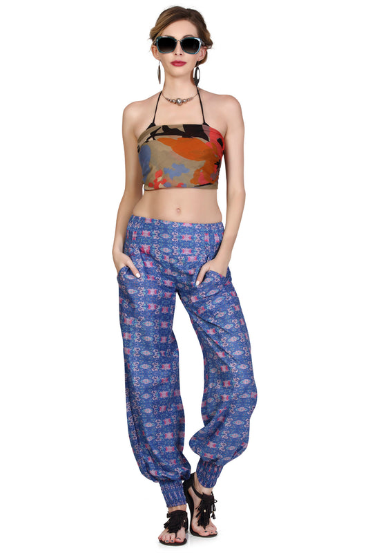 Cosmos Cuffed Pants - An Indian Summer