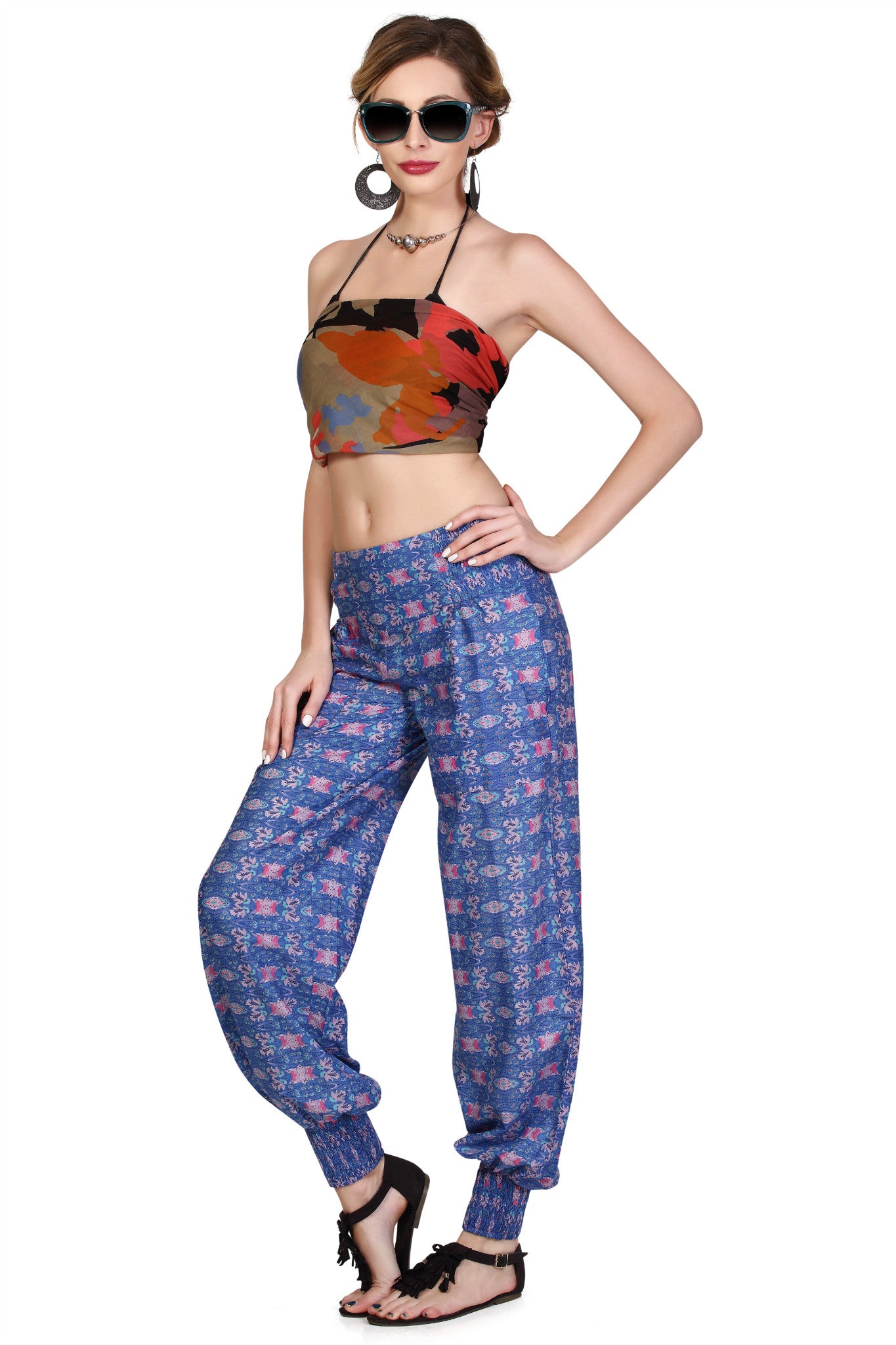 Cosmos Cuffed Pants - An Indian Summer