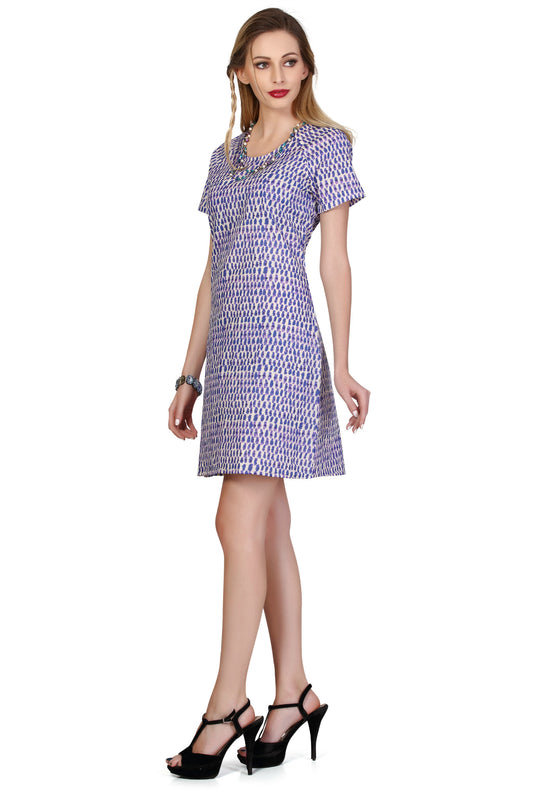 Laguna Blue Shift Dress - An Indian Summer
