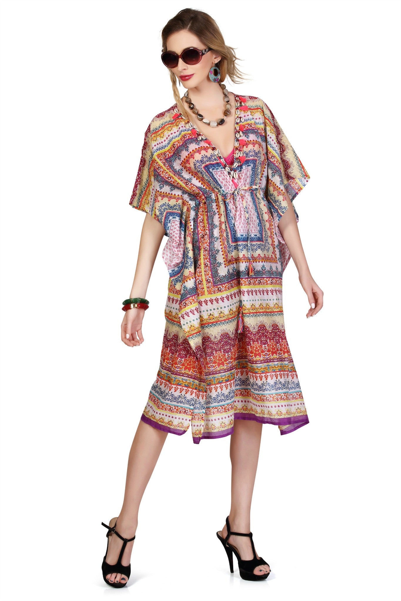 Millefiori Kaftan - An Indian Summer