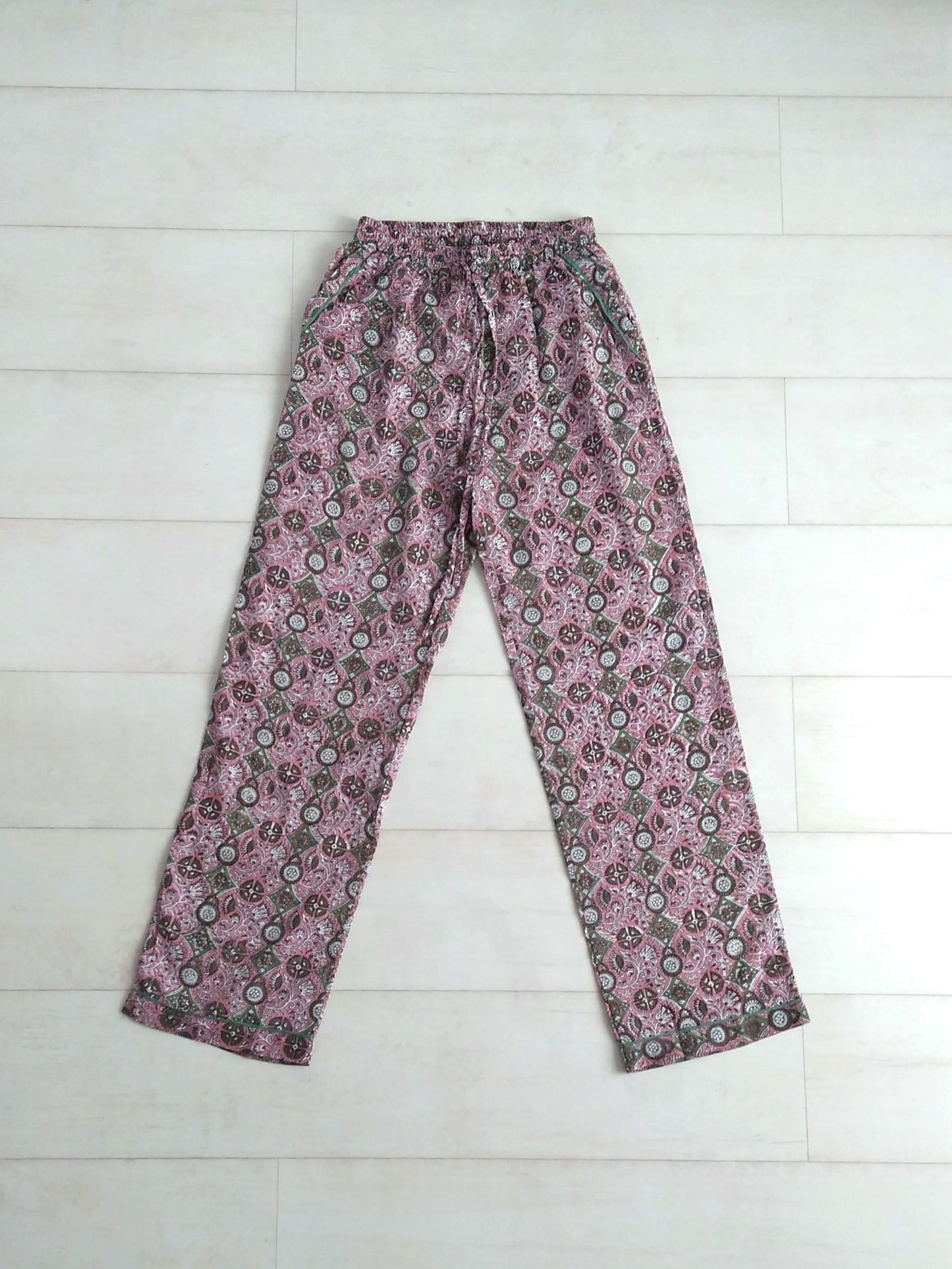 Mosaic Trousers - Mauve - An Indian Summer