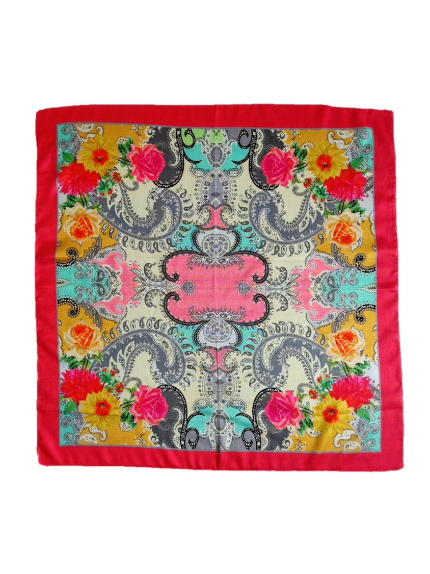 Siena Silk Square Scarf | 100% Silk | An Indian Summer | Seasonless Timeless Sustainable Ethical Authentic Artisan Conscious Clothing Lifestyle Brand