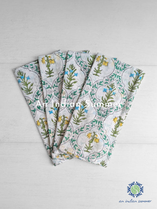 Cotton Napkins - Set of 4 - Azulejos