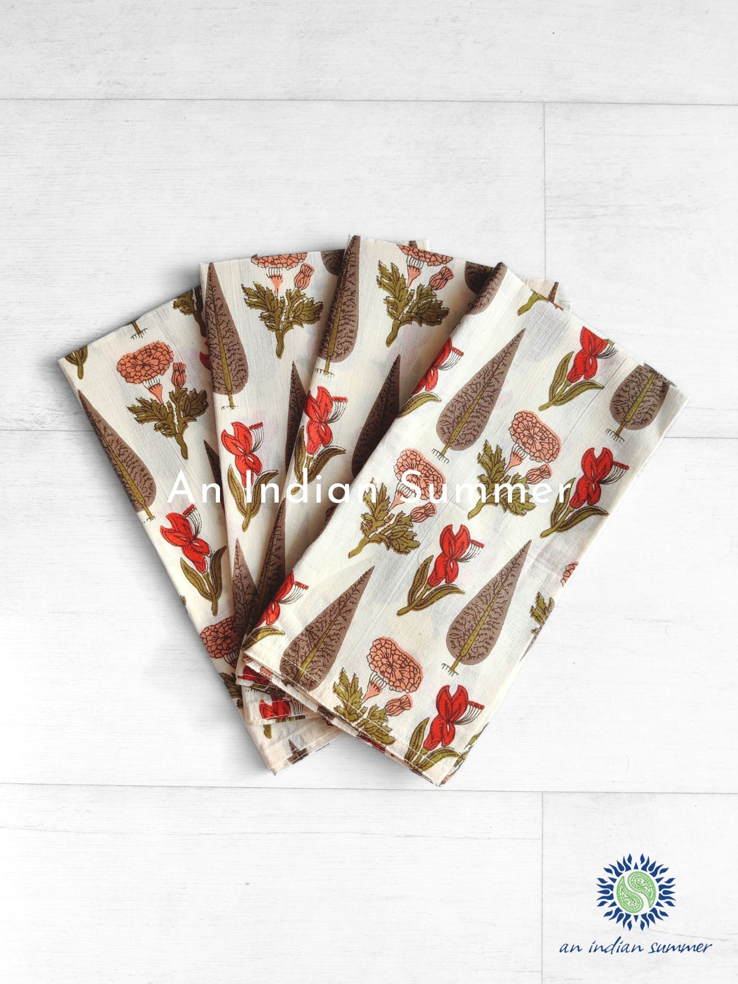 Cotton Napkins - Available in Various Designs