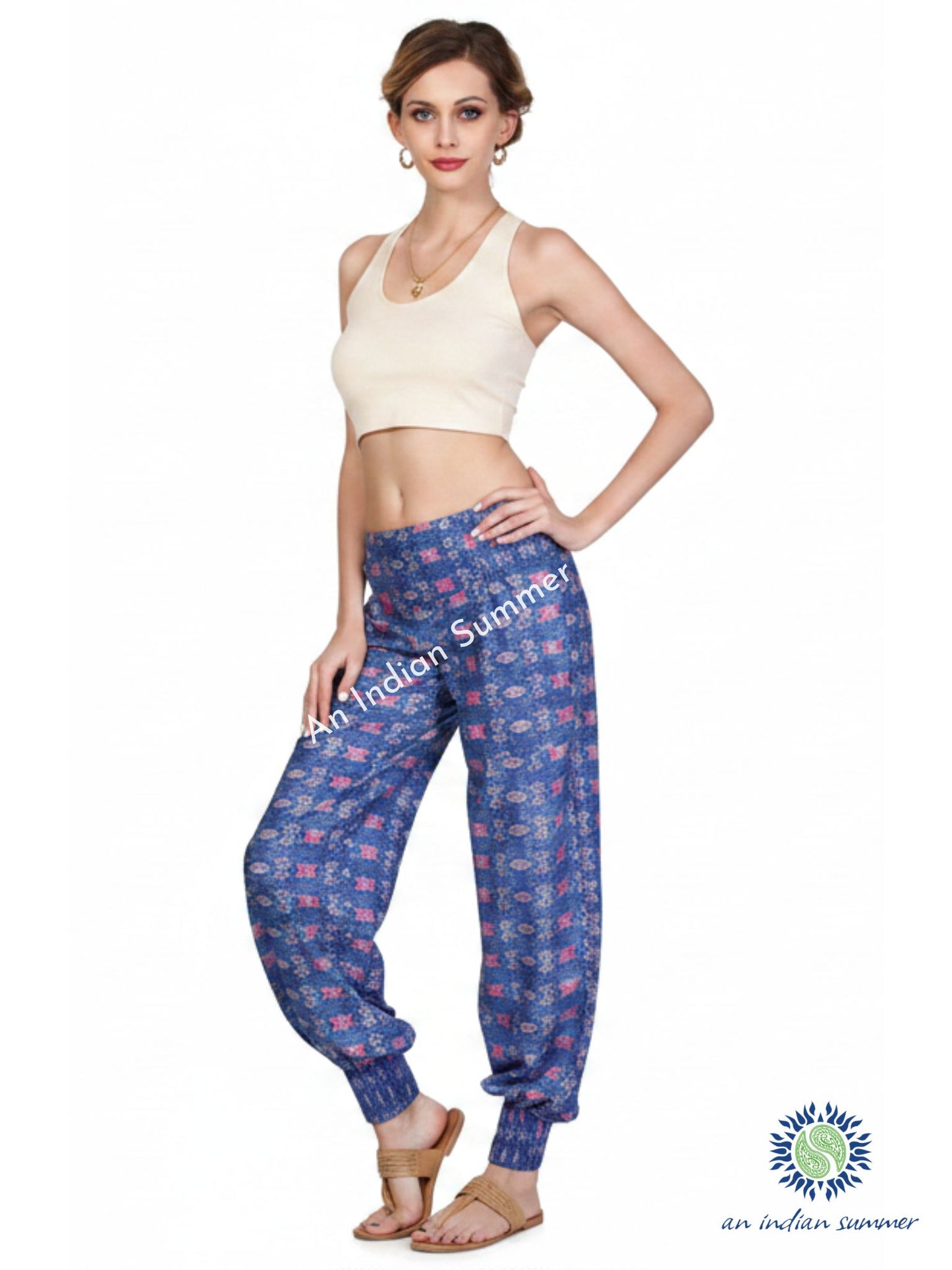 Cuffed Balloon Pants - Cosmos