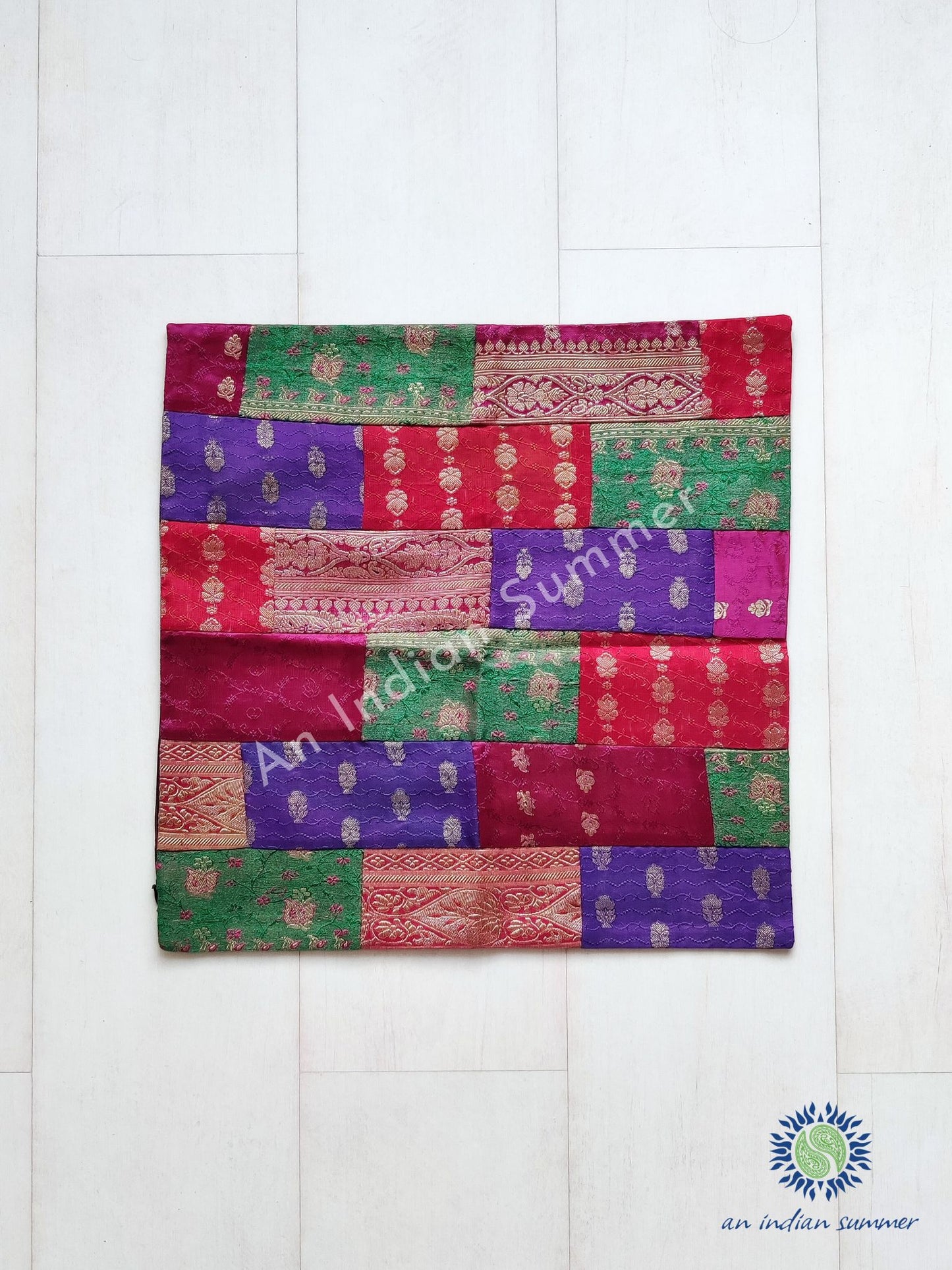 Patchwork-Sari-Kissenbezüge