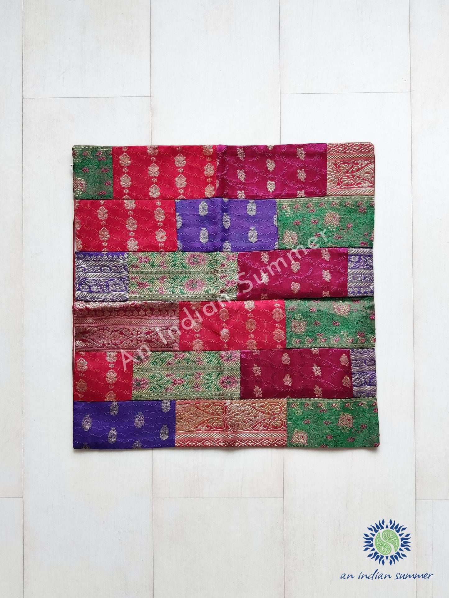 Patchwork-Sari-Kissenbezüge