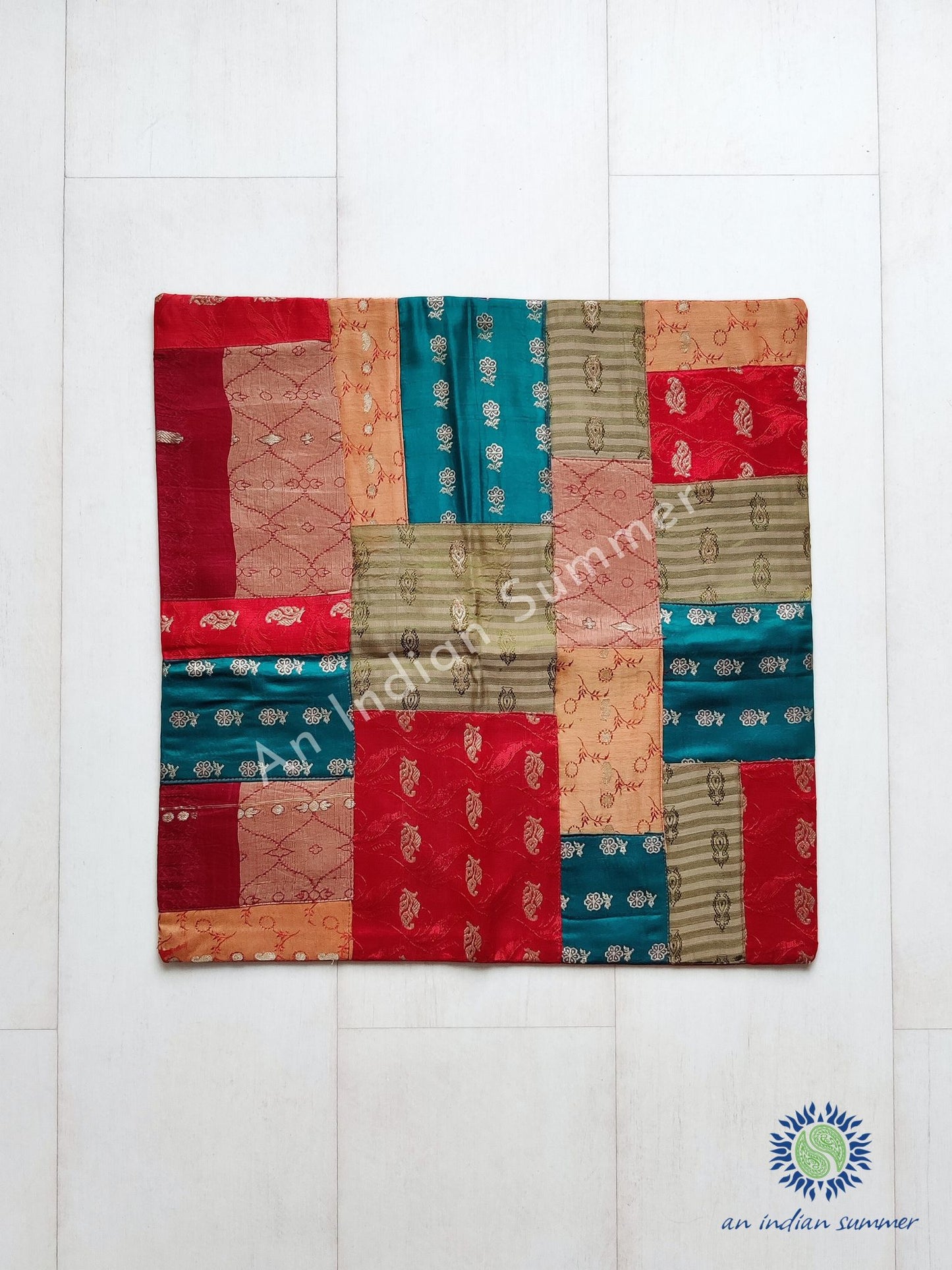 Patchwork-Sari-Kissenbezüge