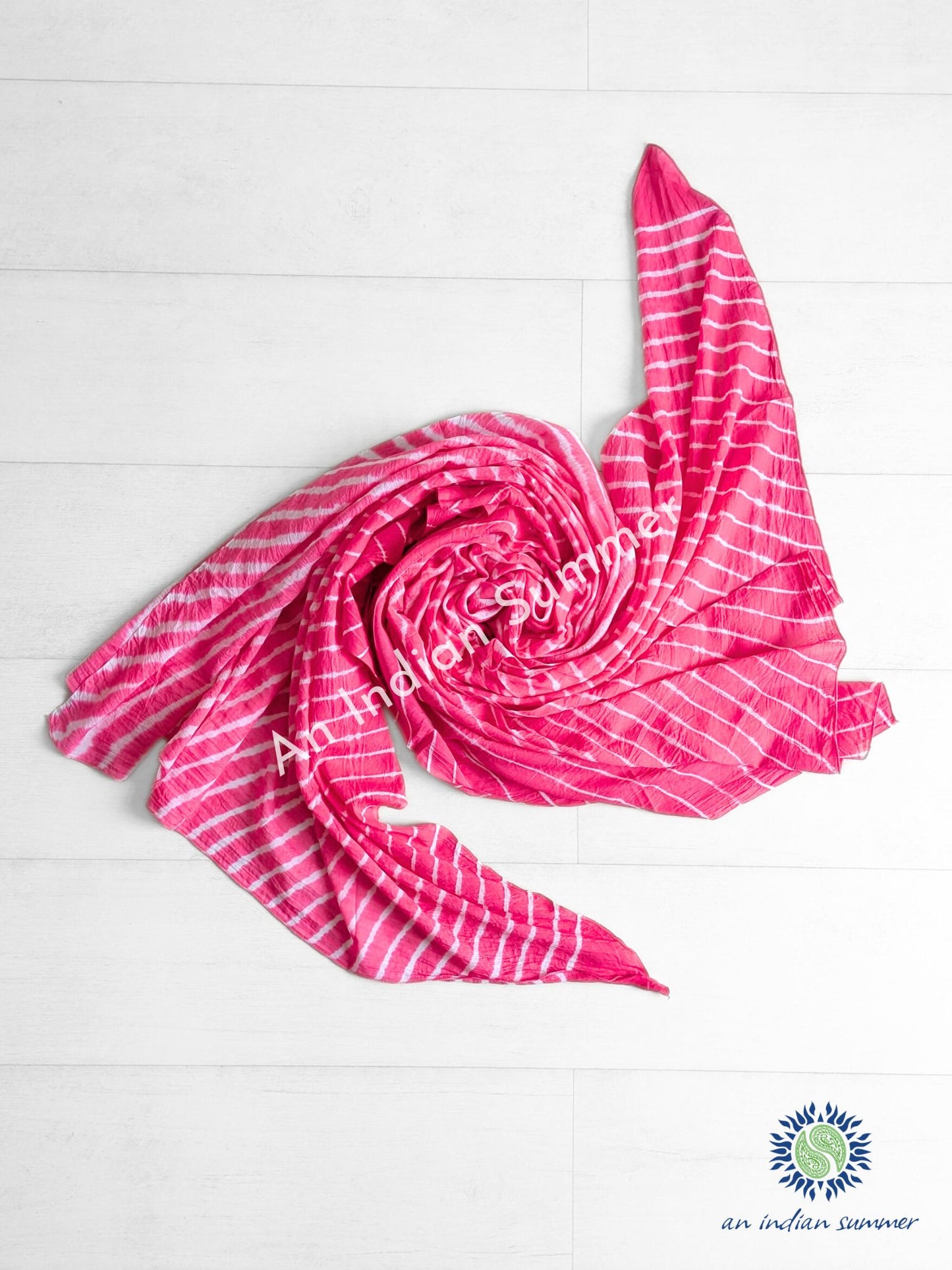 Shibori Waves Cotton Sarong - Available in 5 Colourways