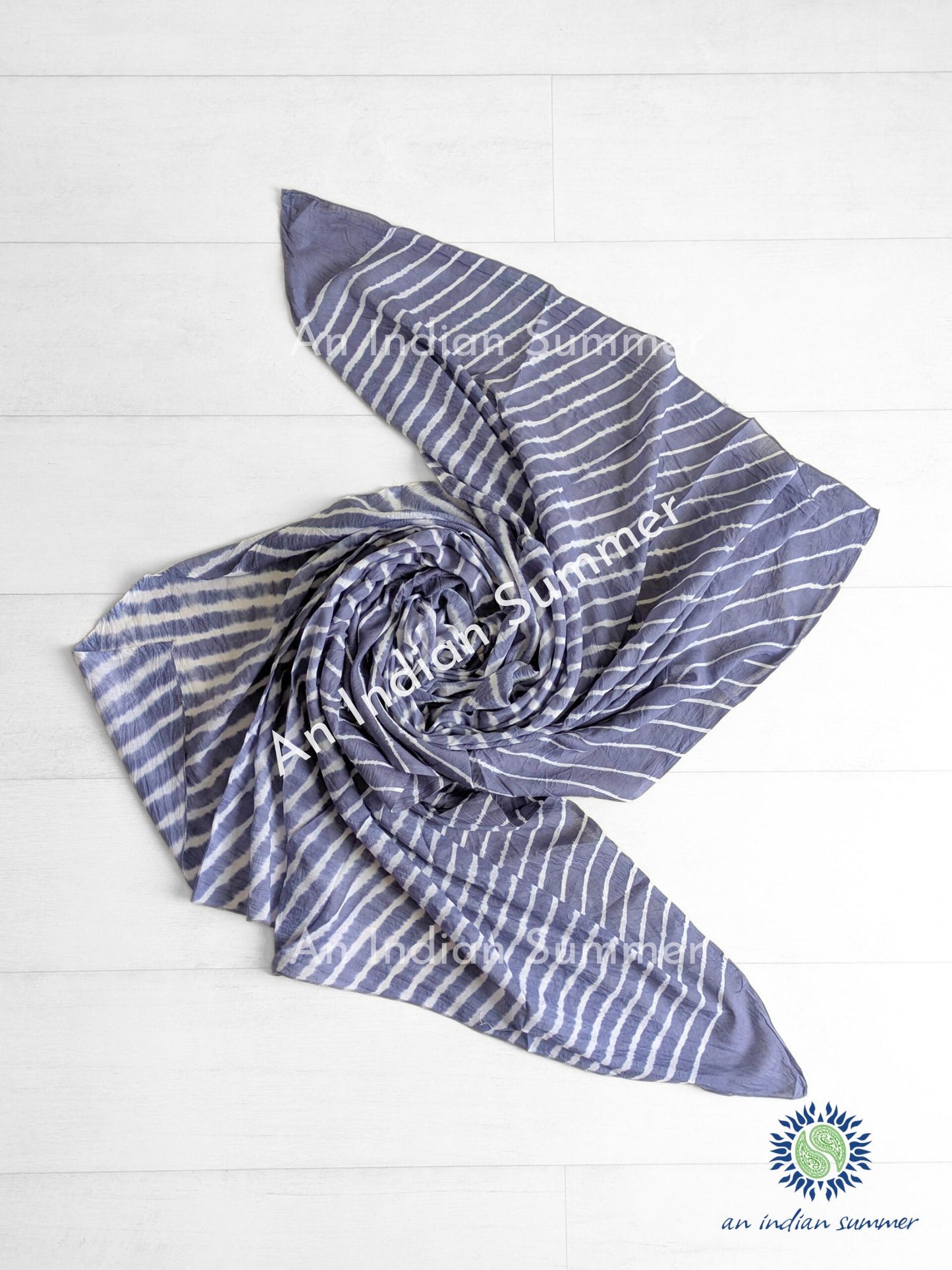 Shibori Waves Cotton Sarong - Available in 5 Colourways