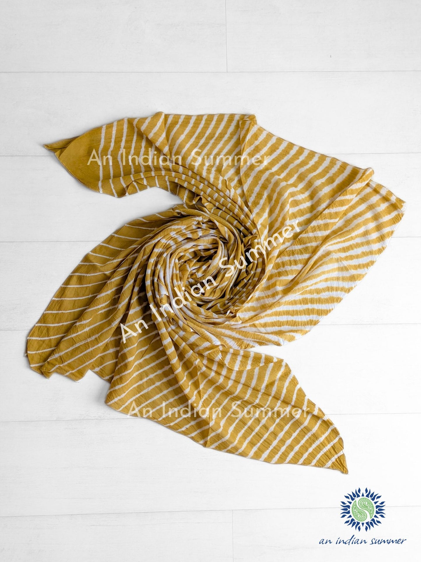 Shibori Waves Cotton Sarong - Available in 5 Colourways
