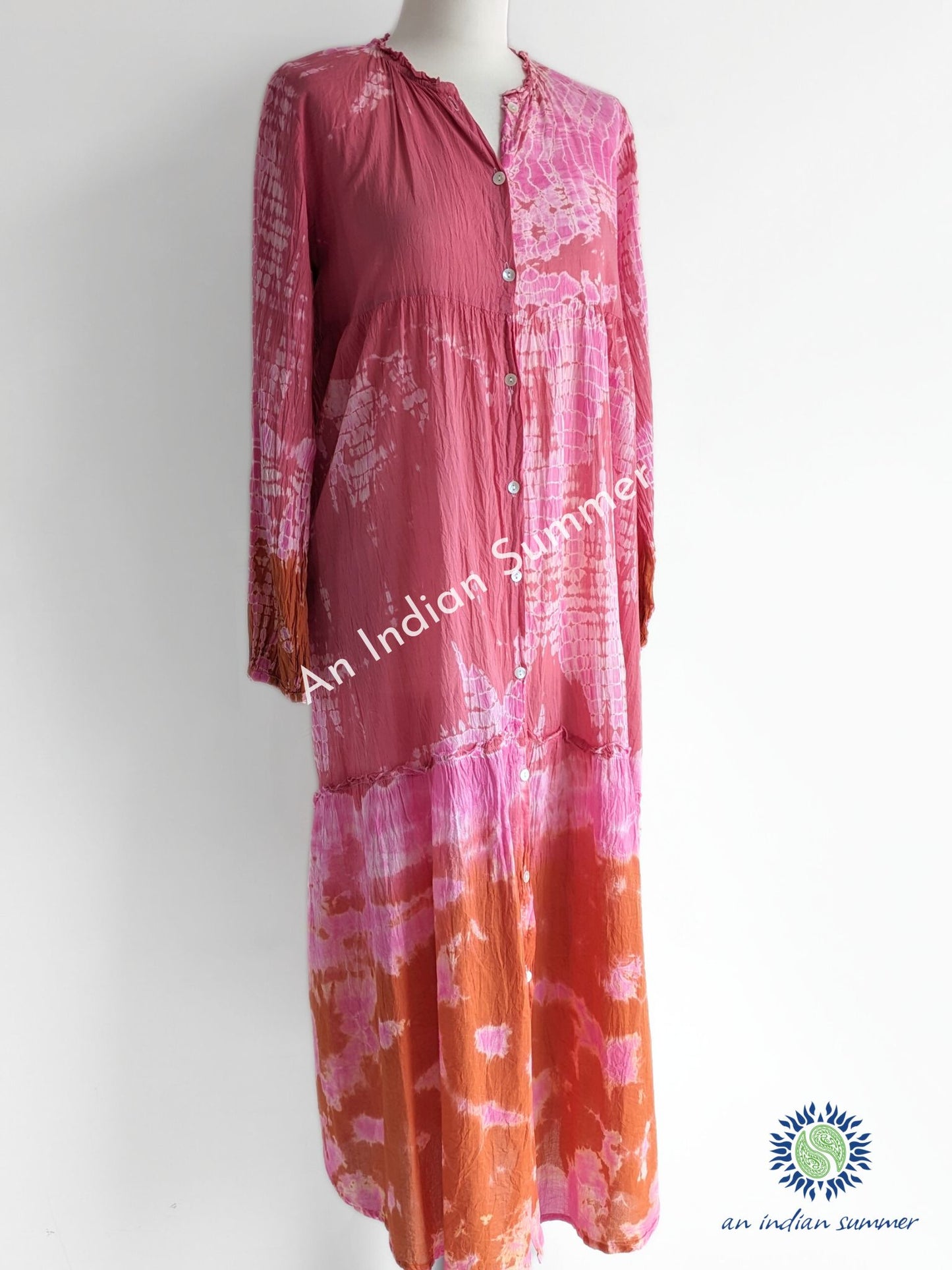 Shibori Maxi Dress - Available in 2 Colourways