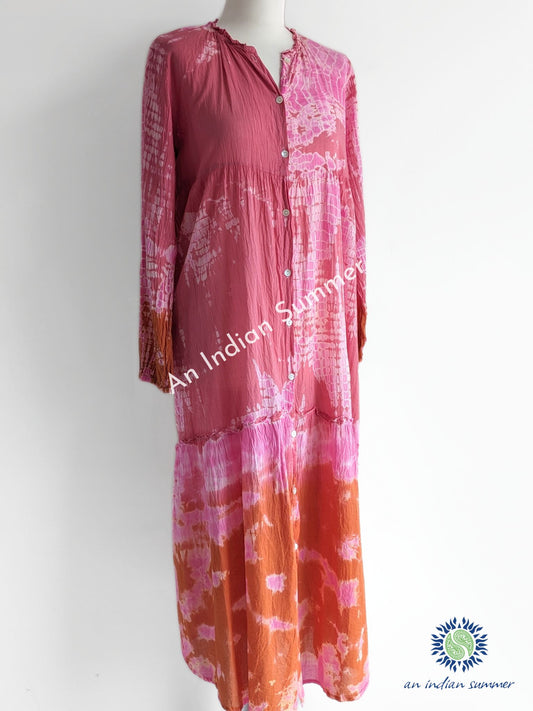 Shibori Maxi Dress - Available in 2 Colourways
