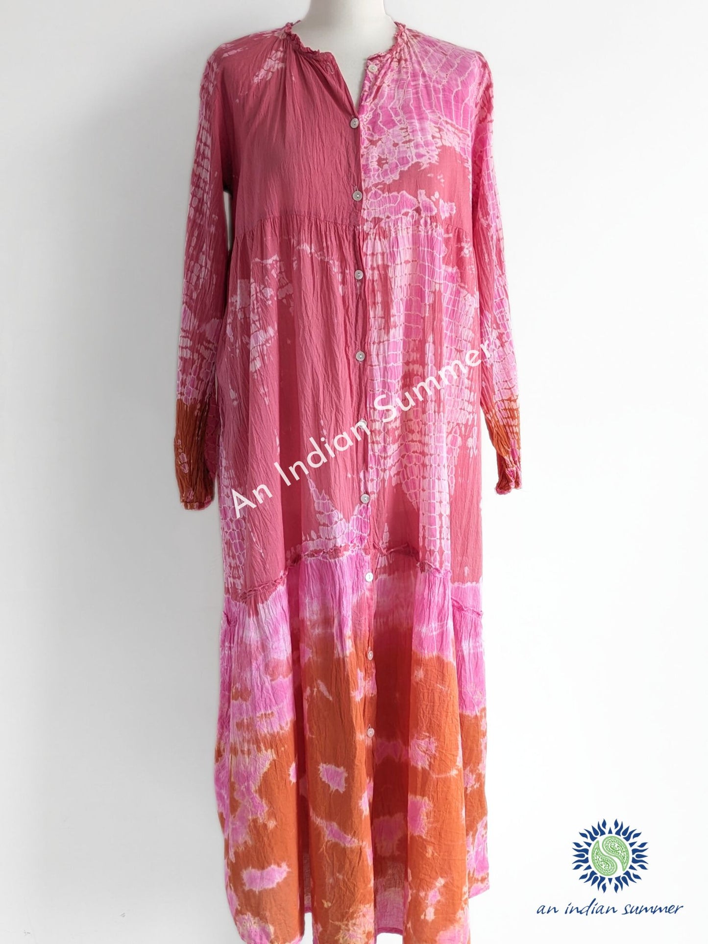 Shibori Maxi Dress - Available in 2 Colourways