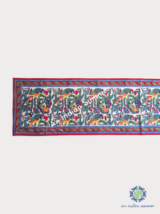 Table Runner Parrots