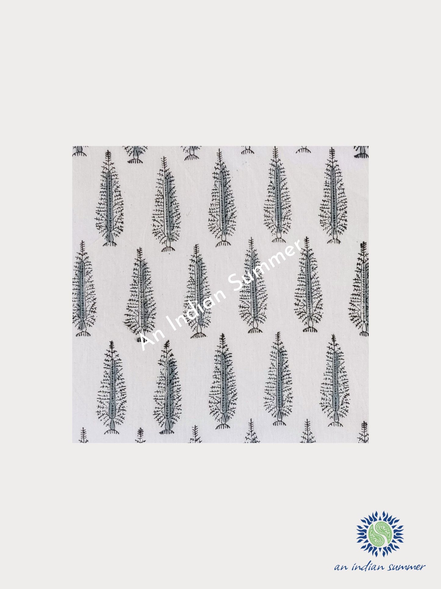 Large Tablecloth Cedar Tree Grey