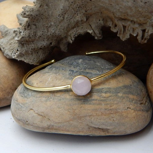 Rose Quartz Bangle - An Indian Summer