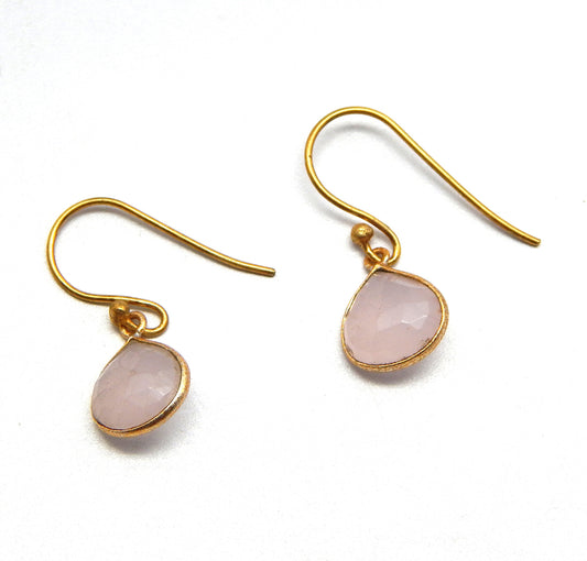 Rose Quartz Earrings - An Indian Summer