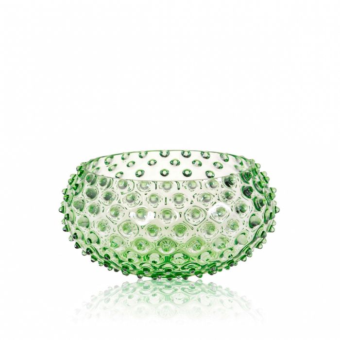 An Indian Summer Crystal Hobnail Bowl Light Green | An Indian Summer | Seasonless Timeless Sustainable Ethical Authentic Artisan Conscious Clothing Lifestyle Brand