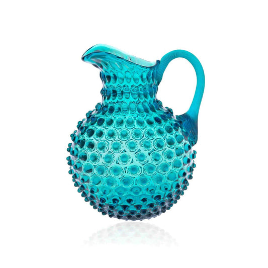 An Indian Summer Crystal Hobnail Jug Aquamarine | An Indian Summer | Seasonless Timeless Sustainable Ethical Authentic Artisan Conscious Clothing Lifestyle Brand