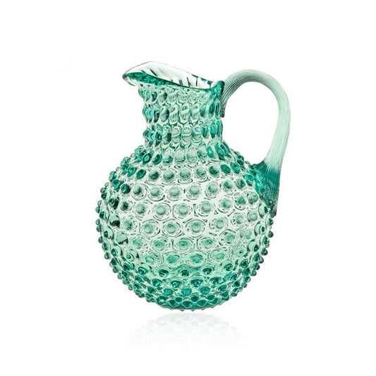 An Indian Summer Crystal Hobnail Jug Beryl | An Indian Summer | Seasonless Timeless Sustainable Ethical Authentic Artisan Conscious Clothing Lifestyle Brand