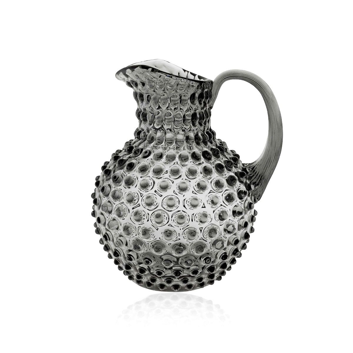 An Indian Summer Crystal Hobnail Jug Grey Smoke | An Indian Summer | Seasonless Timeless Sustainable Ethical Authentic Artisan Conscious Clothing Lifestyle Brand