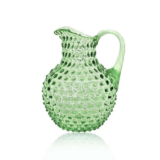 An Indian Summer Crystal Hobnail Jug Light Green | An Indian Summer | Seasonless Timeless Sustainable Ethical Authentic Artisan Conscious Clothing Lifestyle Brand