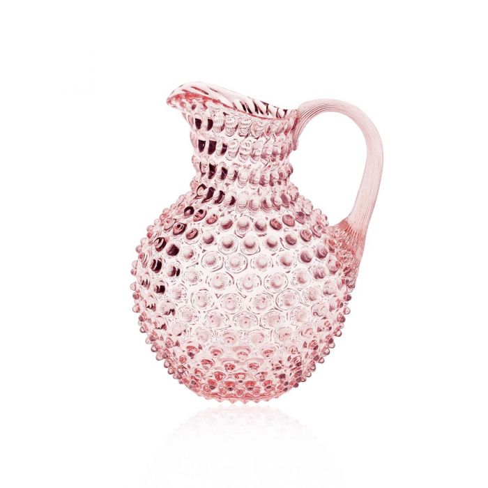 An Indian Summer Crystal Hobnail Jug Rosaline | An Indian Summer | Seasonless Timeless Sustainable Ethical Authentic Artisan Conscious Clothing Lifestyle Brand