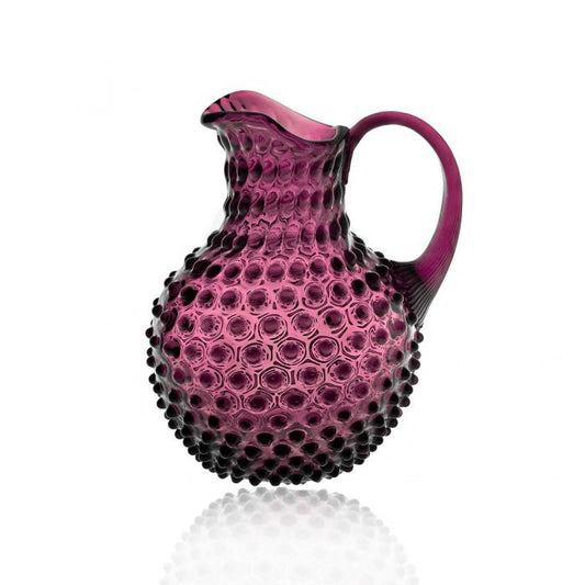 An Indian Summer Crystal Hobnail Jug Violet | An Indian Summer | Seasonless Timeless Sustainable Ethical Authentic Artisan Conscious Clothing Lifestyle Brand
