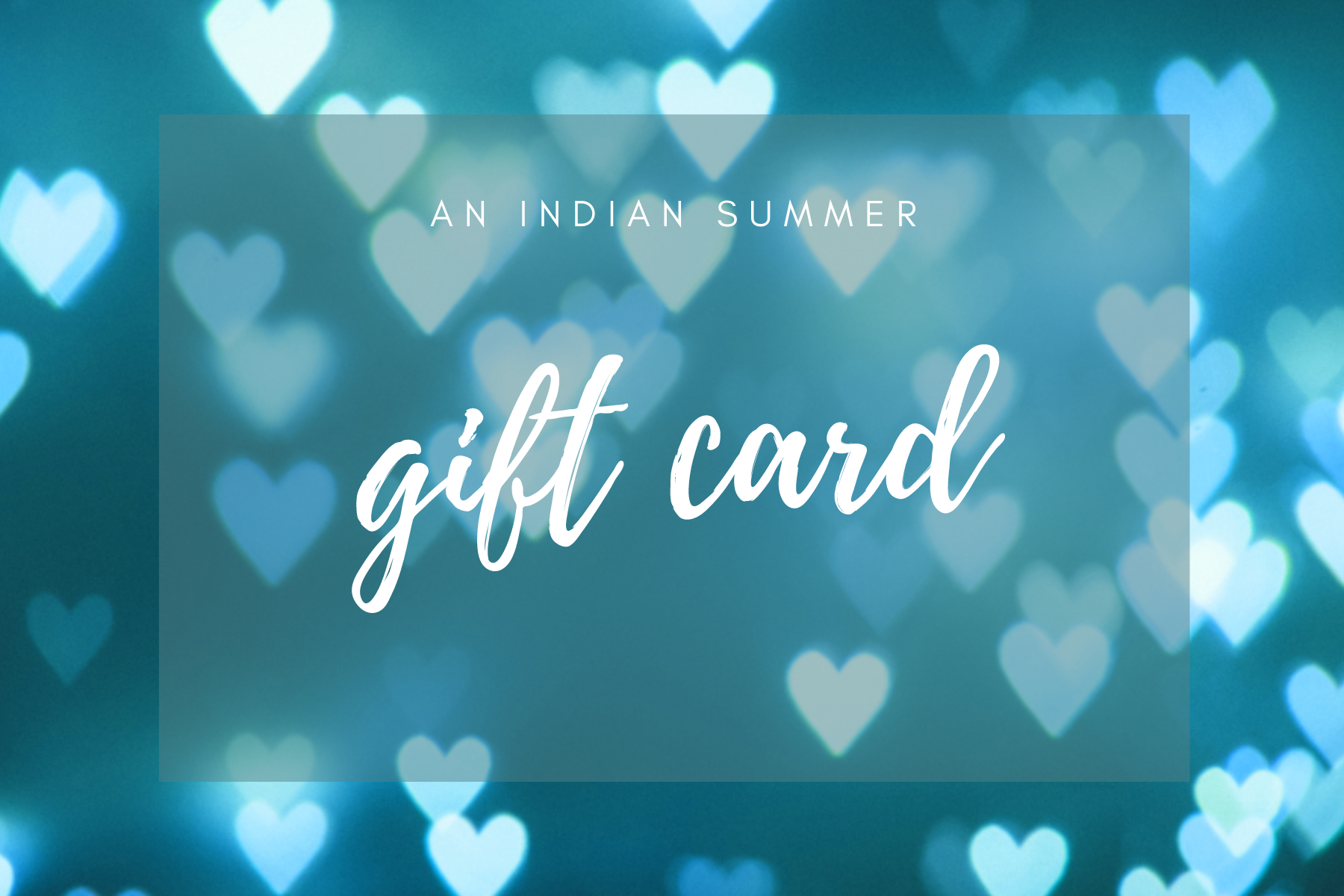 An Indian Summer Gift Card