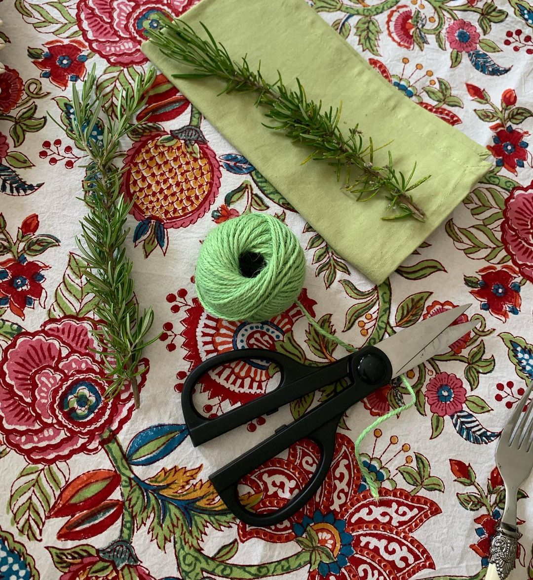 Tapestry White Multicoloured | Tablecloth | Hand Block Printed | Cotton | An Indian Summer | Seasonless Timeless Sustainable Ethical Authentic Artisan Conscious Clothing Lifestyle Brand