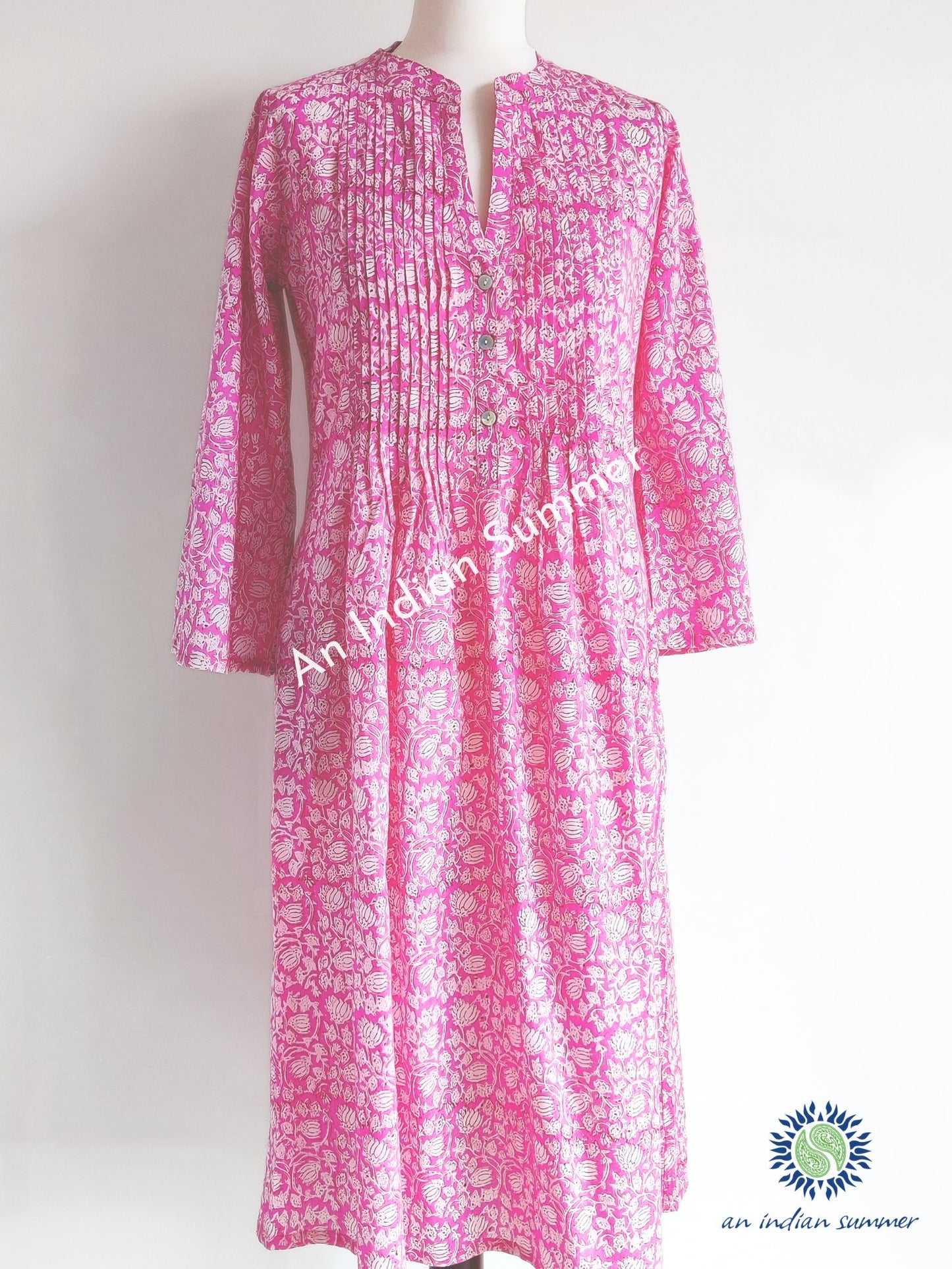 Pintuck Dress Nalini Pink