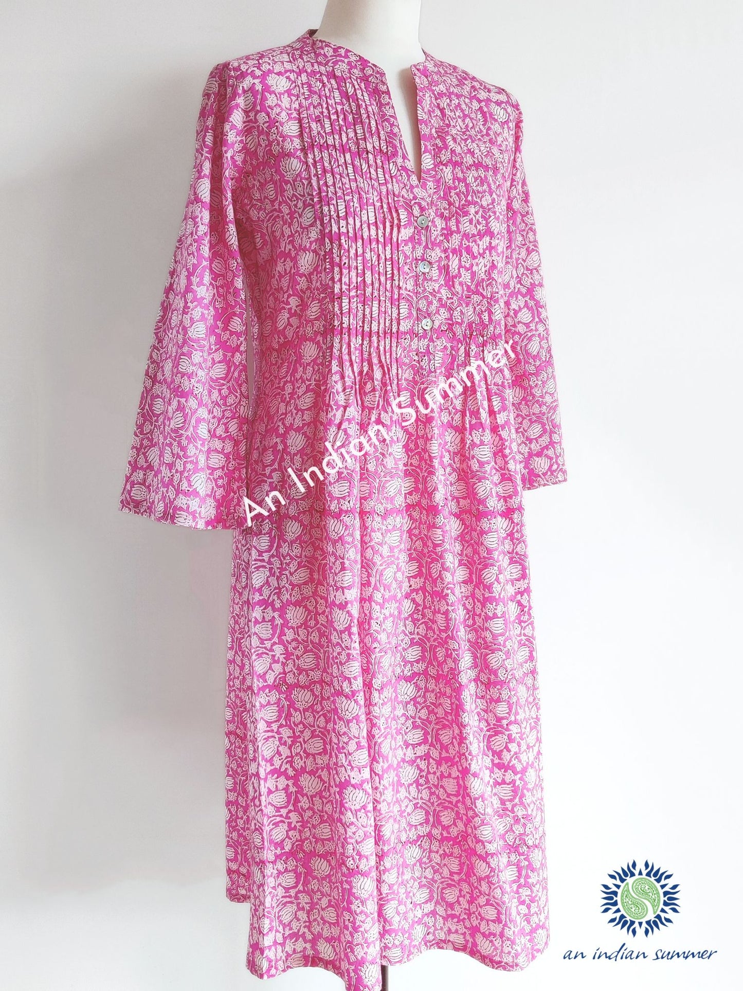 Pintuck Dress Nalini Pink