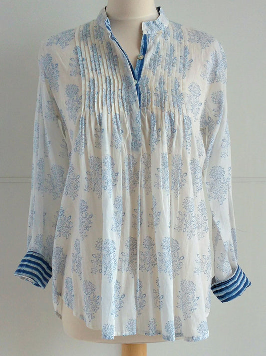 Anandi Top - Blue - An Indian Summer