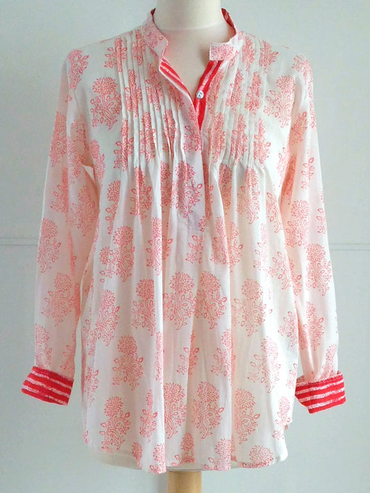 Anandi Top - Coral - An Indian Summer