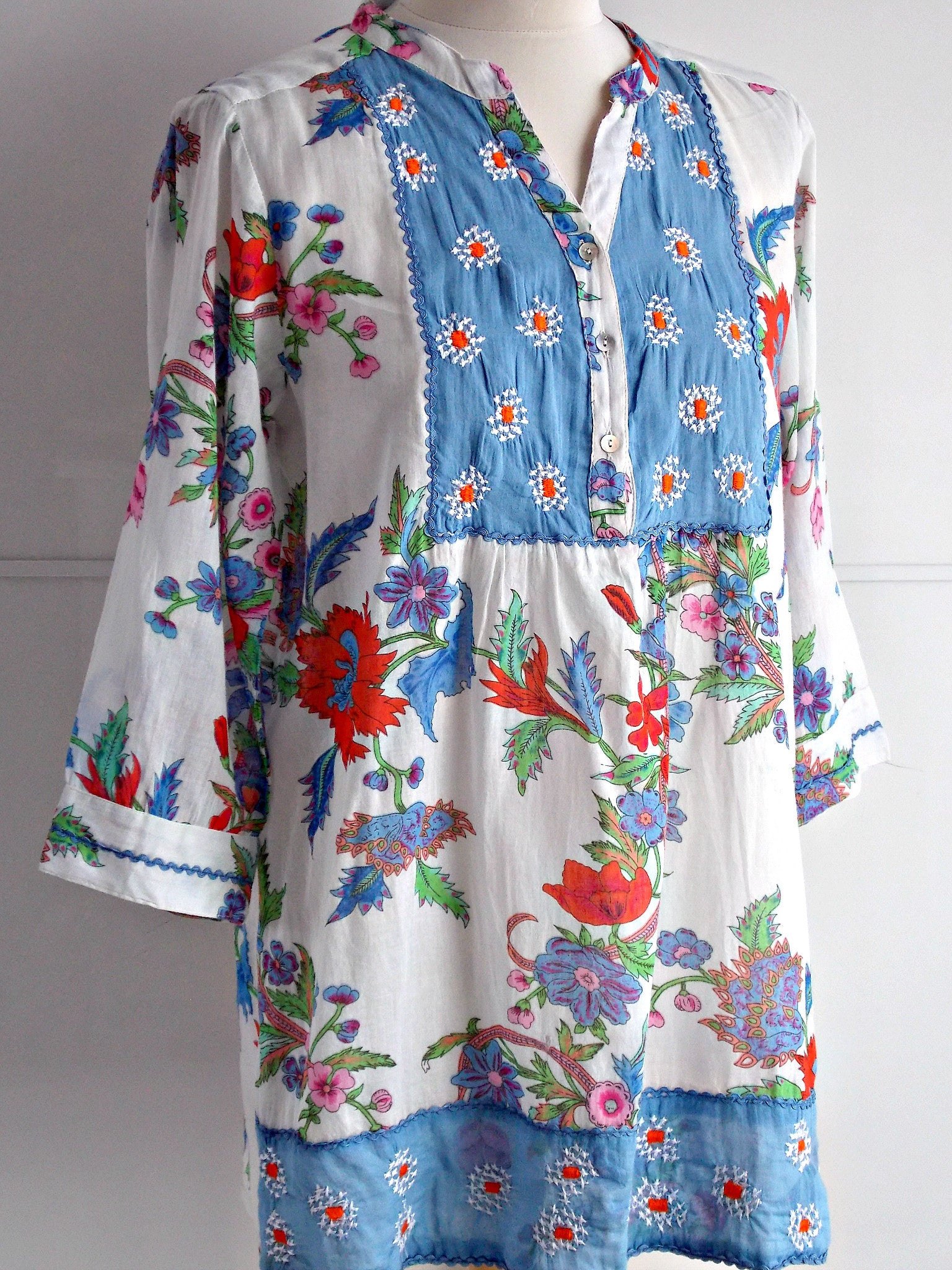 Isla Embroidered Tunic - An Indian Summer