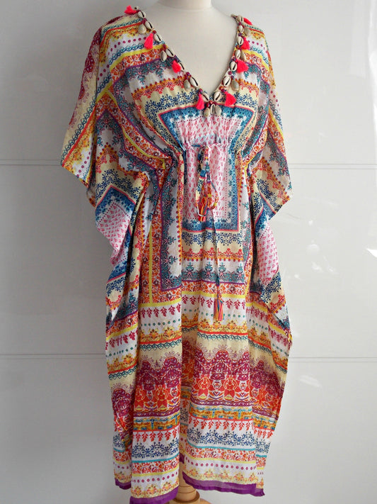 Millefiori Kaftan - An Indian Summer