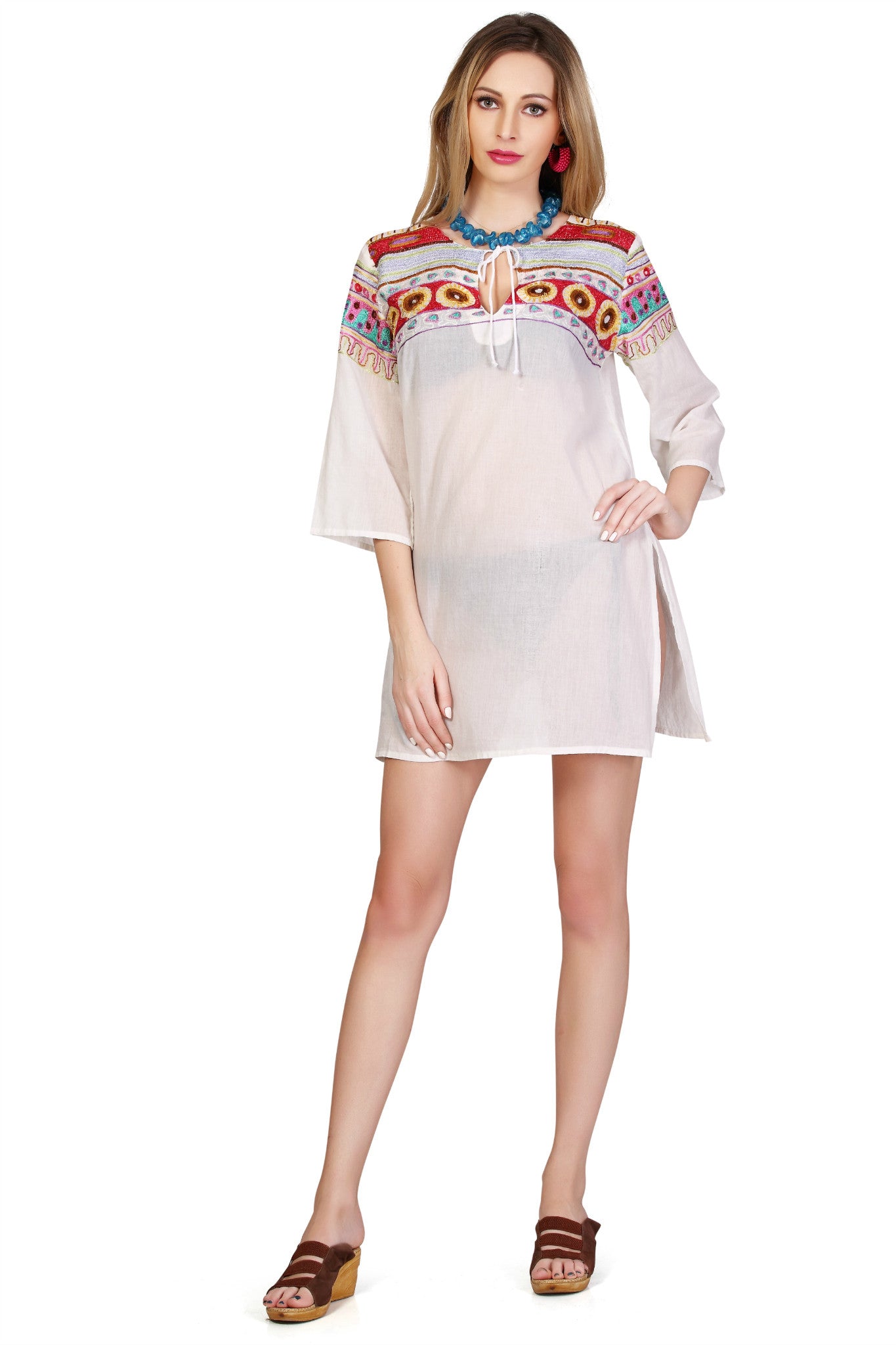 Folk Embroidery Tunic - An Indian Summer
