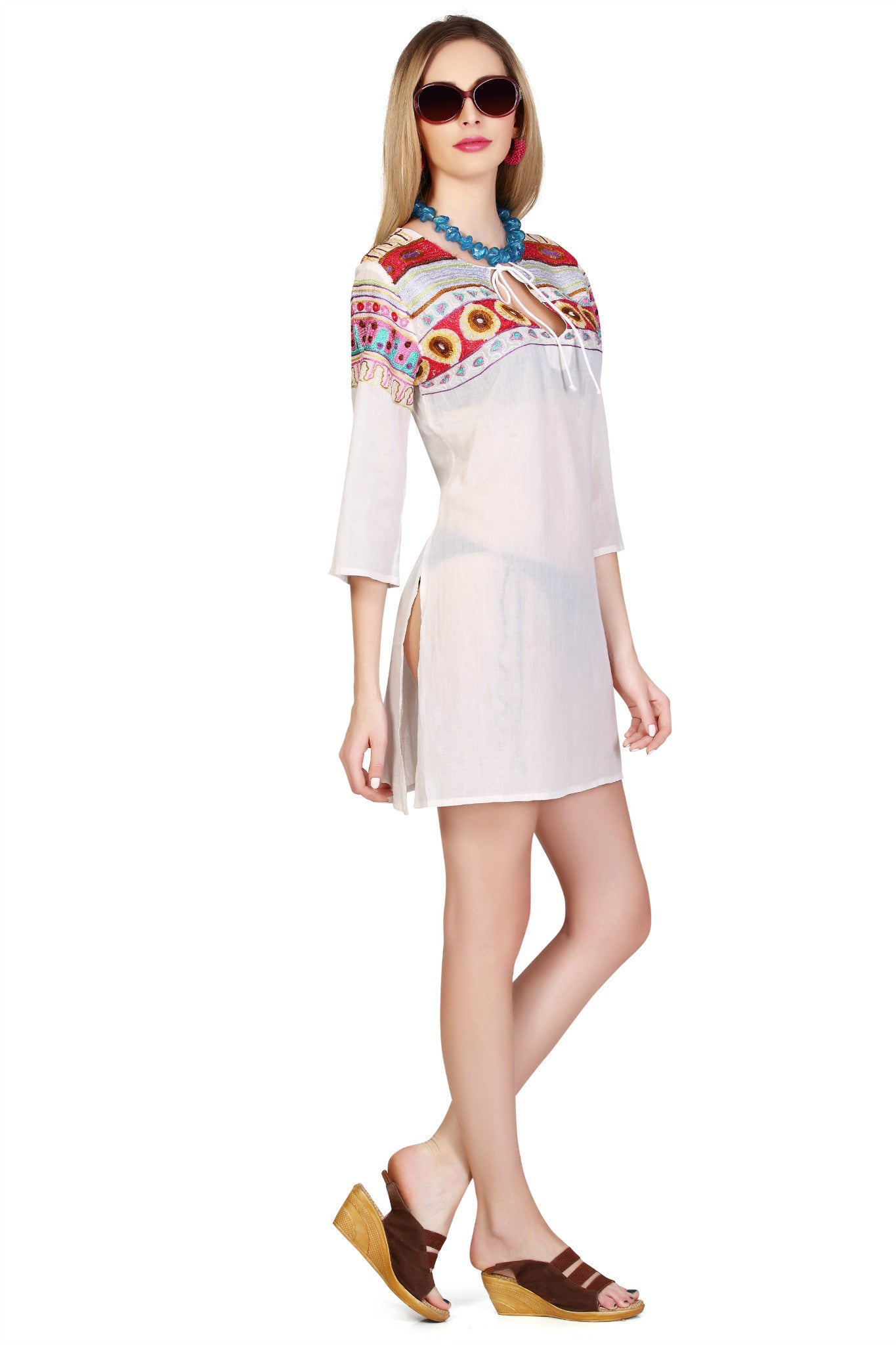 Folk Embroidery Tunic - An Indian Summer