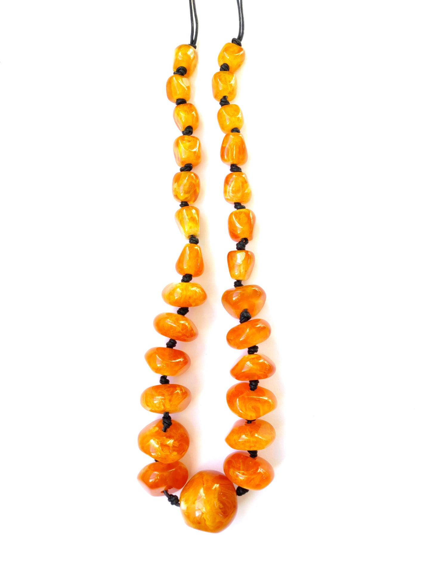 Mila Necklace - Golden Amber - An Indian Summer