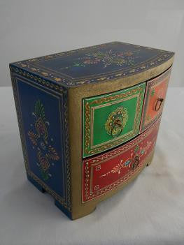 Painted Wide Chest of Drawers - An Indian Summer