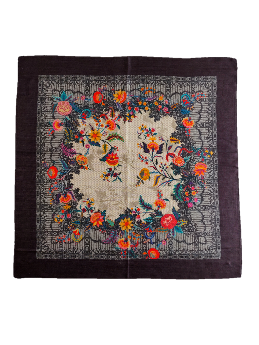 Bavaria Silk Square Scarf | 100% Silk | An Indian Summer | Seasonless Timeless Sustainable Ethical Authentic Artisan Conscious Clothing Lifestyle Brand